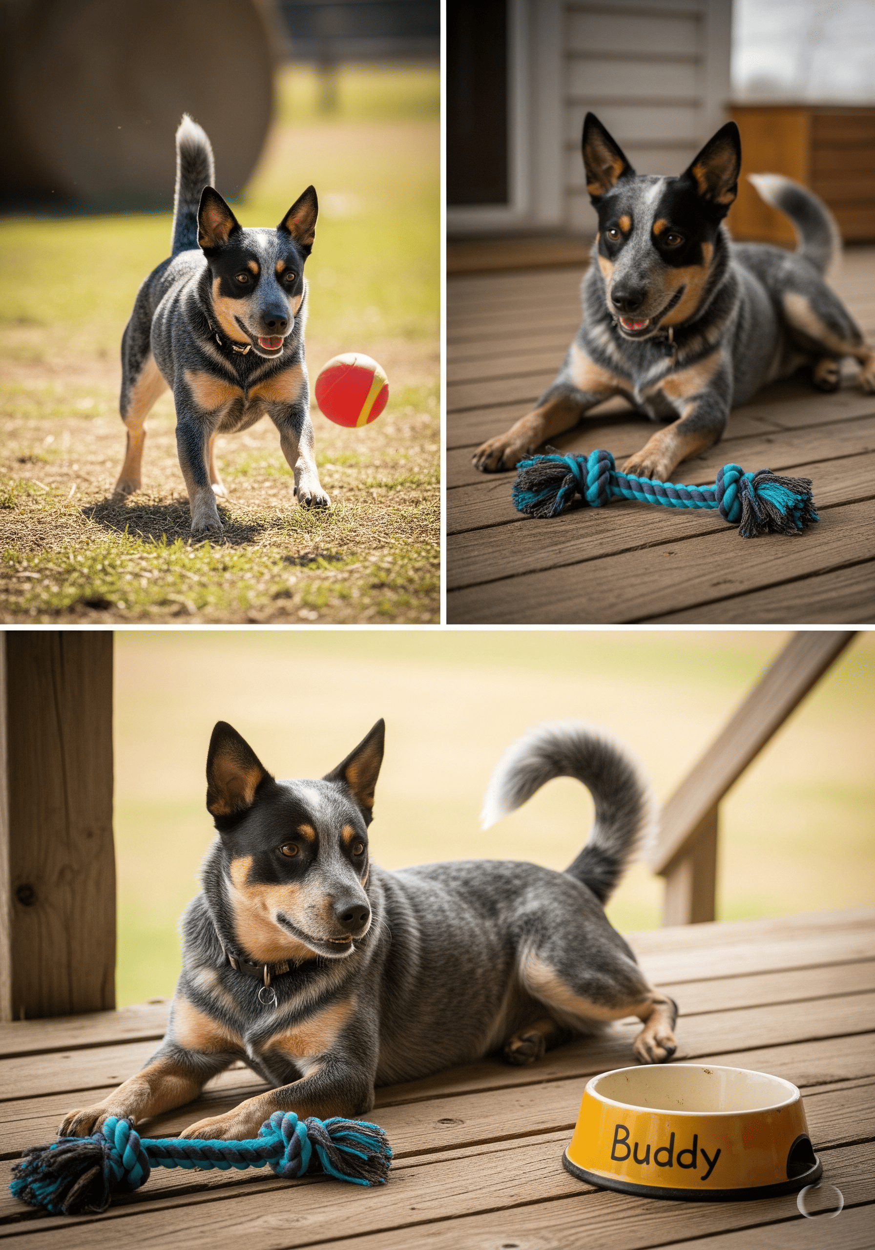 π Australian Cattle Dog in a home environment