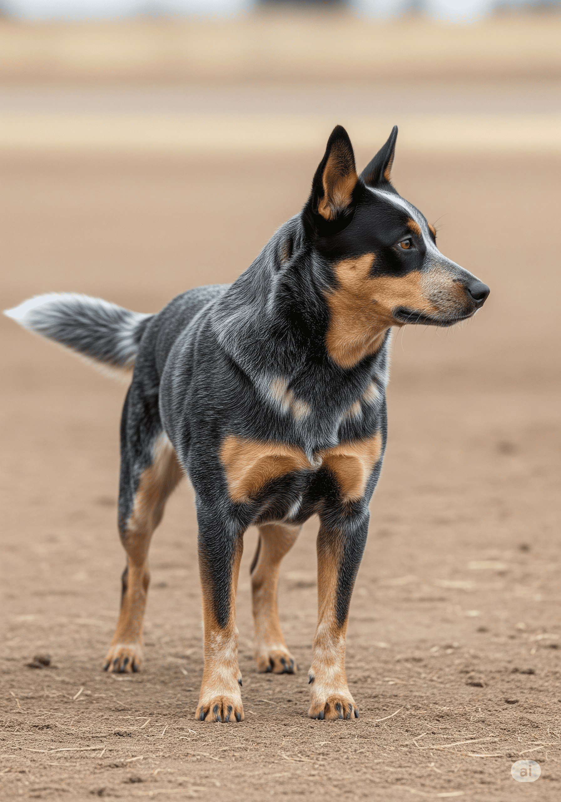 π How does an Australian Cattle Dog look like?