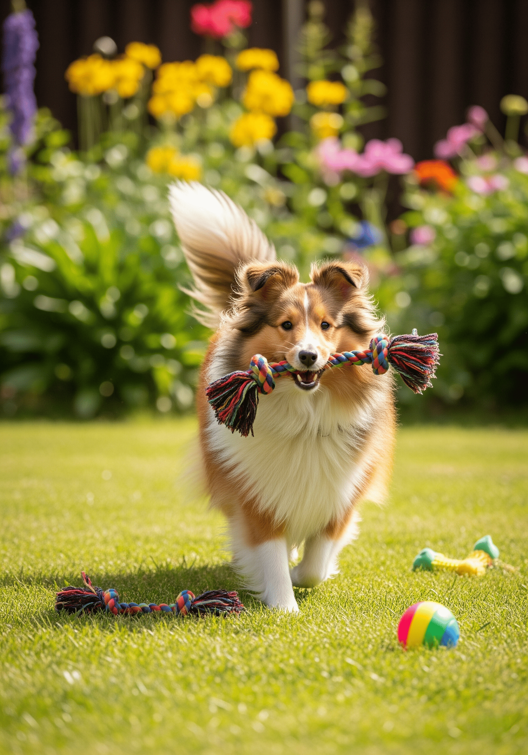 🏠 Shetland Sheepdog in a family environment